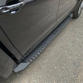 Nissan Navara Np300 2016 On - Double Cab - Stx Side Steps - Running Boards - Black
